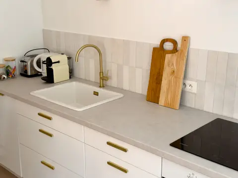 Photo de la cuisine, maison Calanca à Niolon