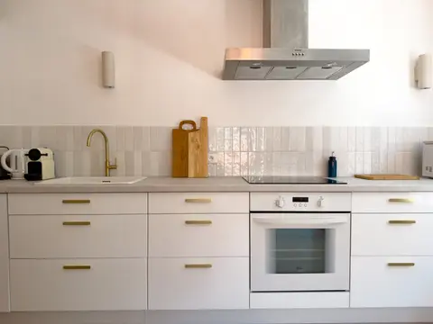 Photo de la cuisine, maison Calanca à Niolon